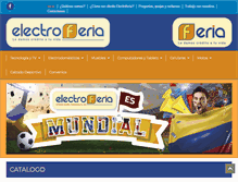 Tablet Screenshot of electroferia.com